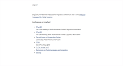 Desktop Screenshot of lingconf.com