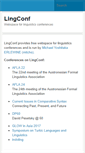 Mobile Screenshot of lingconf.com